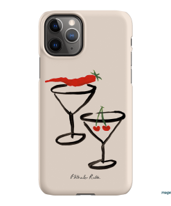 Chilli Cherry Printed Phone Cases by Phthalo Ruth - The Dairy