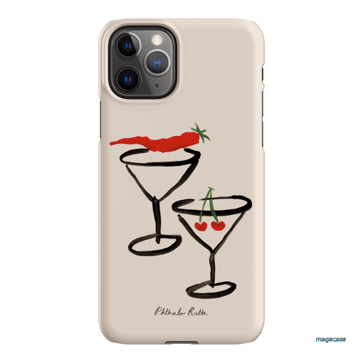 Chilli Cherry Printed Phone Cases by Phthalo Ruth - The Dairy