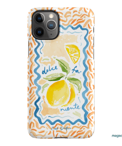 Dolce Far Niente Printed Phone Cases iPhone 11 Pro / Snap by Cass Deller - The Dairy