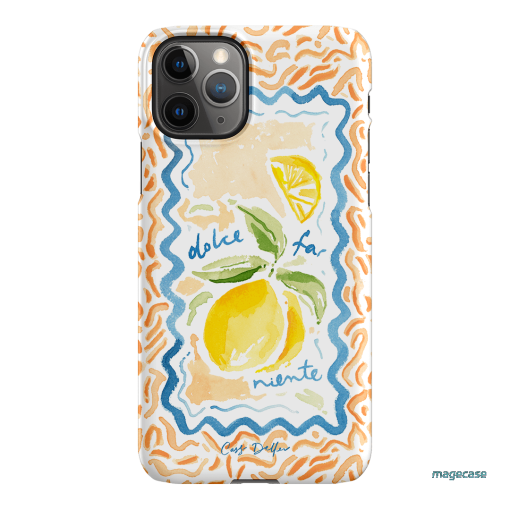 Dolce Far Niente Printed Phone Cases iPhone 11 Pro / Snap by Cass Deller - The Dairy