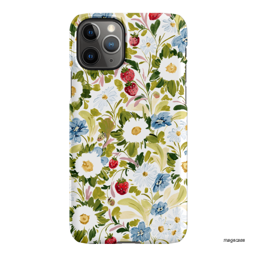 Garden Strawberries Printed Phone Cases iPhone 11 Pro / Snap by Ellie Mae - The Dairy