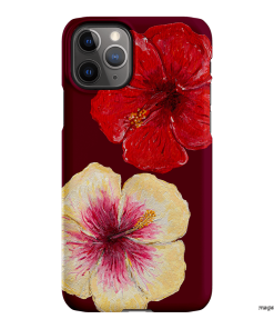 Hibiscus Flower Printed Phone Cases iPhone 11 Pro / Snap by BG. Studio - The Dairy