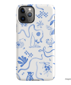 Mediterranean Wave Printed Phone Cases iPhone 11 Pro / Snap by Charlie Taylor - The Dairy