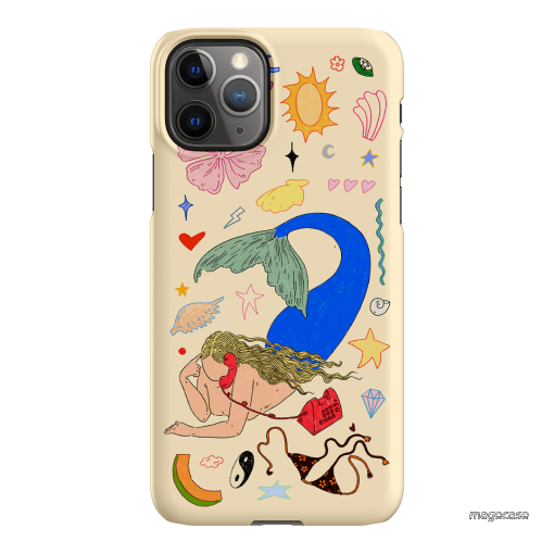 Mermaid Salad Cream Printed Phone Cases iPhone 11 Pro / Snap by Easty Beasty - The Dairy