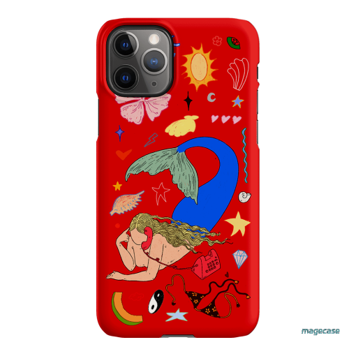 Mermaid Salad Scarlet Printed Phone Cases iPhone 11 Pro / Snap by Easty Beasty - The Dairy