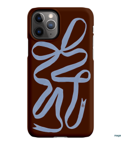 Mocha Ribbon Printed Phone Cases iPhone 11 Pro / Snap by Jasmine Dowling - The Dairy