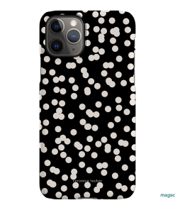 Mini Confetti Noir Printed Phone Cases iPhone 11 Pro / Snap by Veronica Tucker - The Dairy