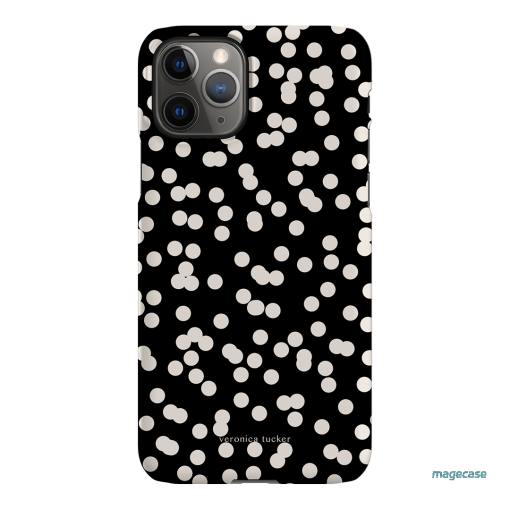 Mini Confetti Noir Printed Phone Cases iPhone 11 Pro / Snap by Veronica Tucker - The Dairy