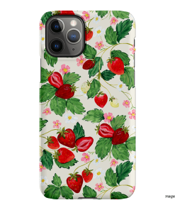 Strawberry Patch Printed Phone Cases iPhone 11 Pro / Snap by Ellie Mae - The Dairy