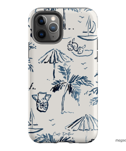 Balmy Blue Printed Phone Cases iPhone 11 Pro / Armoured by Cass Deller - The Dairy