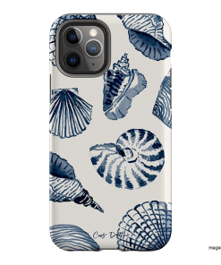 Blue Shells Printed Phone Cases iPhone 11 Pro / Armoured by Cass Deller - The Dairy