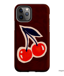 Cherries Printed Phone Cases iPhone 11 Pro / Armoured by Studio Bon - The Dairy