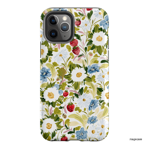 Garden Strawberries Printed Phone Cases iPhone 11 Pro / Armoured by Ellie Mae - The Dairy