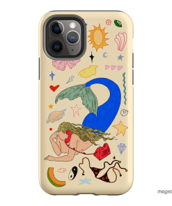 Mermaid Salad Cream Printed Phone Cases iPhone 11 Pro / Armoured by Easty Beasty - The Dairy