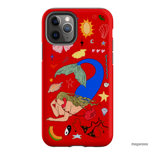 Mermaid Salad Scarlet Printed Phone Cases iPhone 11 Pro / Armoured by Easty Beasty - The Dairy