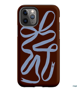 Mocha Ribbon Printed Phone Cases iPhone 11 Pro / Armoured by Jasmine Dowling - The Dairy