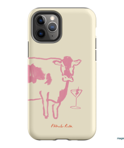 Mootini Pink Printed Phone Cases by Phthalo Ruth - The Dairy