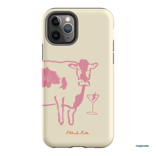 Mootini Pink Printed Phone Cases by Phthalo Ruth - The Dairy