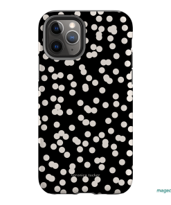 Mini Confetti Noir Printed Phone Cases iPhone 11 Pro / Armoured by Veronica Tucker - The Dairy