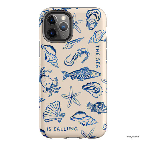 Sea Call Printed Phone Cases iPhone 11 Pro / Armoured by Cass Deller - The Dairy