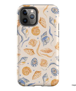 Shells & Swirls Printed Phone Cases by Cass Deller - The Dairy