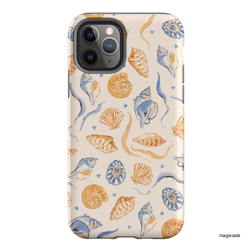 Shells & Swirls Printed Phone Cases by Cass Deller - The Dairy