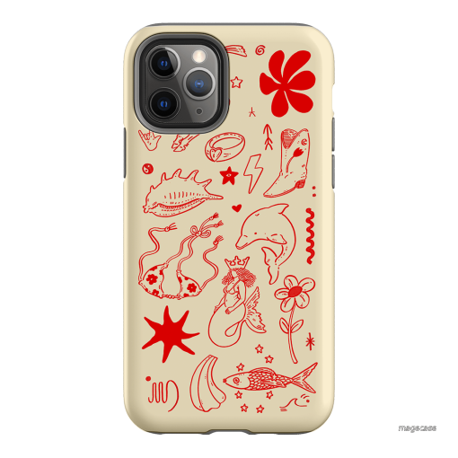 Spiced Cowboy Cream Printed Phone Cases iPhone 11 Pro / Armoured by Easty Beasty - The Dairy