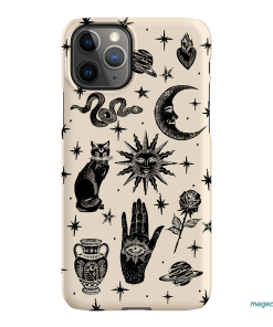 Astro Flash Beige Printed Phone Cases by Veronica Tucker - The Dairy