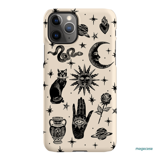 Astro Flash Beige Printed Phone Cases by Veronica Tucker - The Dairy