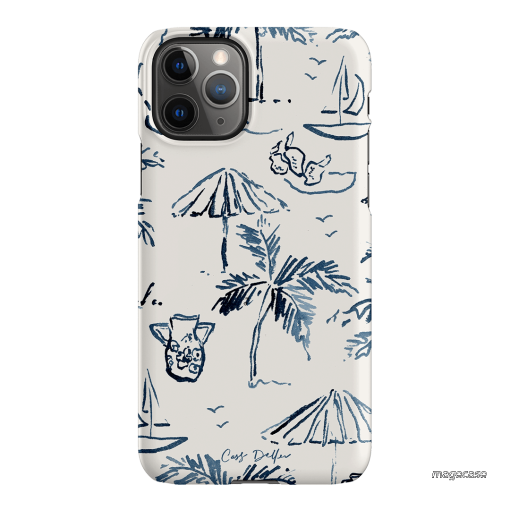 Balmy Blue Printed Phone Cases iPhone 11 Pro Max / Snap by Cass Deller - The Dairy