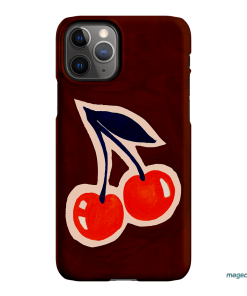 Cherries Printed Phone Cases iPhone 11 Pro Max / Snap by Studio Bon - The Dairy