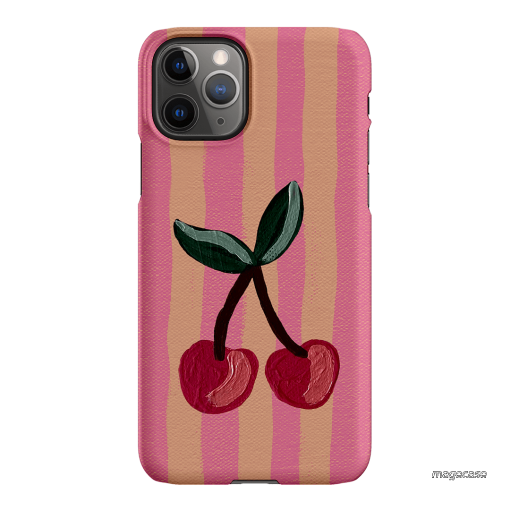 Cherry On Top Printed Phone Cases iPhone 11 Pro Max / Snap by Amy Gibbs - The Dairy