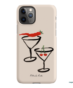 Chilli Cherry Printed Phone Cases by Phthalo Ruth - The Dairy