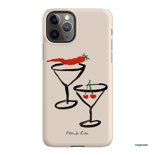 Chilli Cherry Printed Phone Cases by Phthalo Ruth - The Dairy