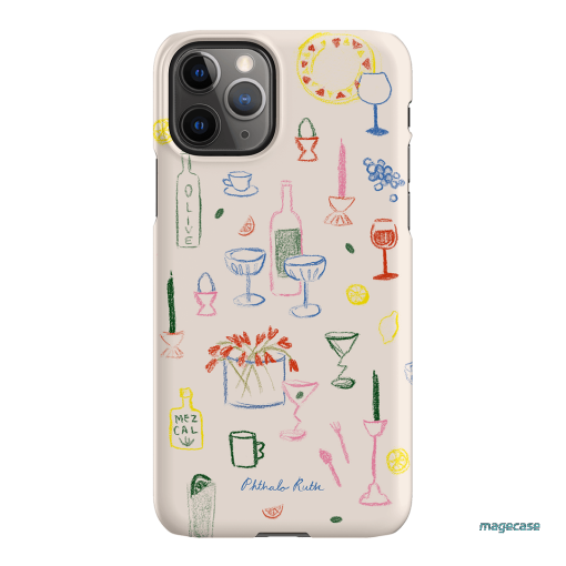 Dinnerware Printed Phone Cases iPhone 11 Pro Max / Snap by Phthalo Ruth - The Dairy