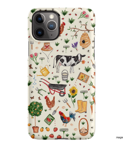 Farm Stay Printed Phone Cases iPhone 11 Pro Max / Snap by BG. Studio - The Dairy