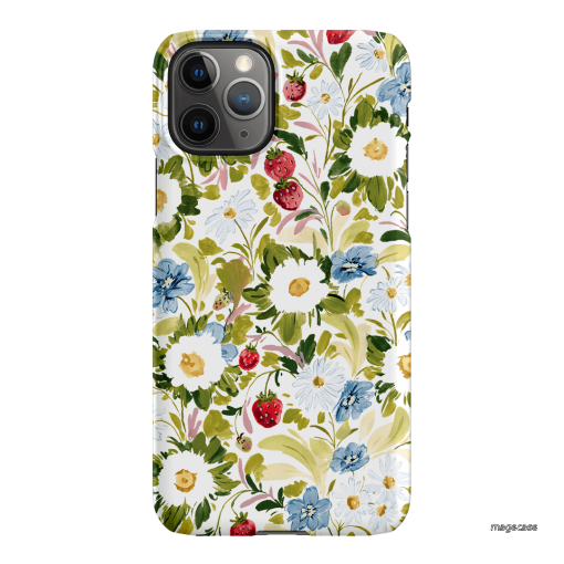 Garden Strawberries Printed Phone Cases iPhone 11 Pro Max / Snap by Ellie Mae - The Dairy