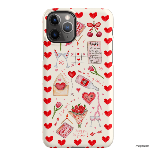 Love Note Printed Phone Cases iPhone 11 Pro Max / Snap by BG. Studio - The Dairy