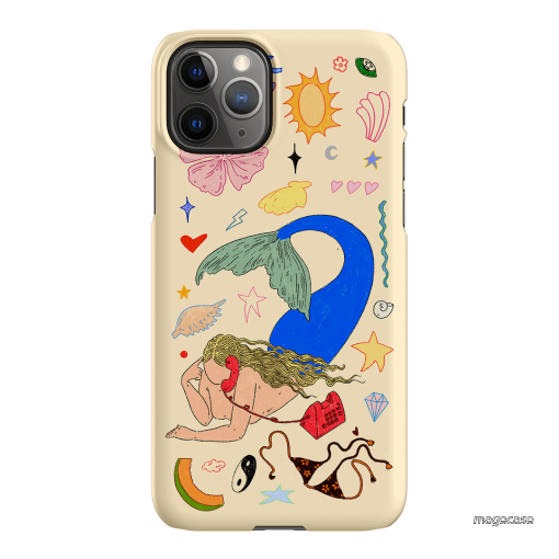 Mermaid Salad Cream Printed Phone Cases iPhone 11 Pro Max / Snap by Easty Beasty - The Dairy