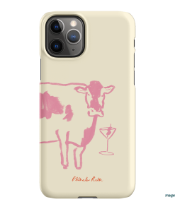 Mootini Pink Printed Phone Cases by Phthalo Ruth - The Dairy