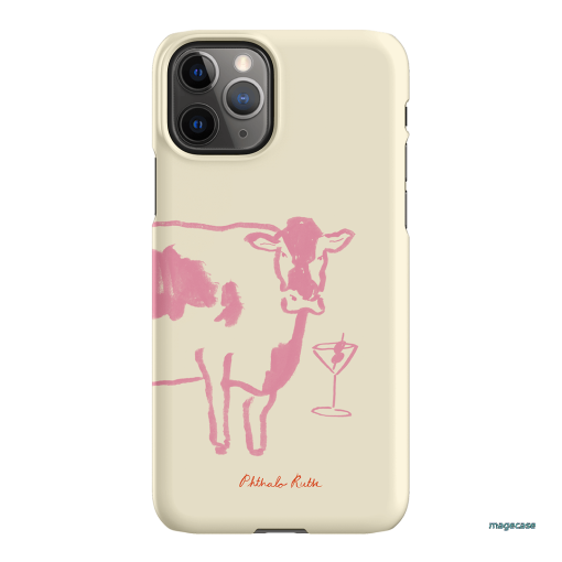 Mootini Pink Printed Phone Cases by Phthalo Ruth - The Dairy