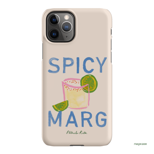 Spicy Marg Printed Phone Cases iPhone 11 Pro Max / Snap by Phthalo Ruth - The Dairy