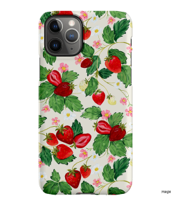 Strawberry Patch Printed Phone Cases iPhone 11 Pro Max / Snap by Ellie Mae - The Dairy