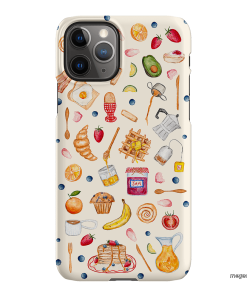 Sunday Breakfast Printed Phone Cases iPhone 11 Pro Max / Snap by BG. Studio - The Dairy