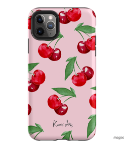 Cherry Rose Printed Phone Cases iPhone 11 Pro Max / Armoured by Kerrie Hess - The Dairy