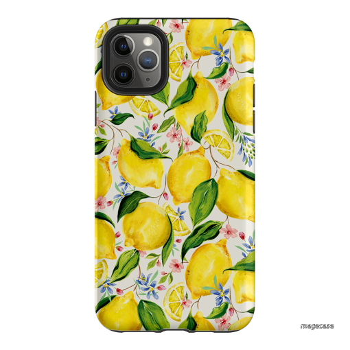 Citrus Lemon Printed Phone Cases iPhone 11 Pro Max / Armoured by Ellie Mae - The Dairy