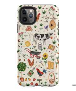 Farm Stay Printed Phone Cases iPhone 11 Pro Max / Armoured by BG. Studio - The Dairy