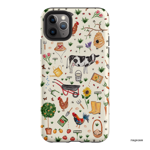 Farm Stay Printed Phone Cases iPhone 11 Pro Max / Armoured by BG. Studio - The Dairy