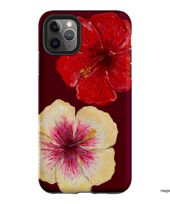 Hibiscus Flower Printed Phone Cases iPhone 11 Pro Max / Armoured by BG. Studio - The Dairy