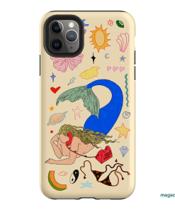 Mermaid Salad Cream Printed Phone Cases iPhone 11 Pro Max / Armoured by Easty Beasty - The Dairy